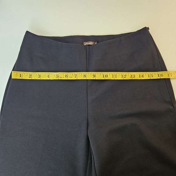 J. McLaughlin Black Wide Leg Side Zip Dress Pants 4 - Picture 13 of 13